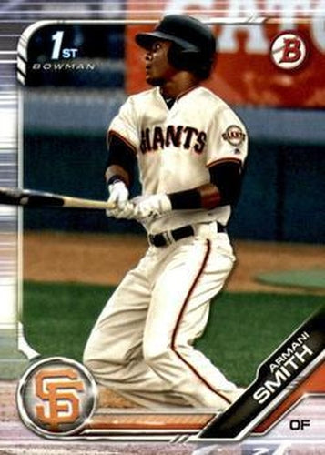 #BD-157 Armani Smith - San Francisco Giants - 2019 Bowman Draft Baseball