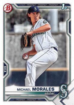 #BD-160 Michael Morales - Seattle Mariners - 2021 Bowman Draft Baseball