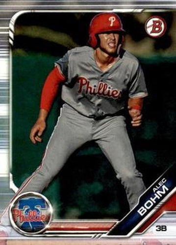 #BD-162 Alec Bohm - Philadelphia Phillies - 2019 Bowman Draft Baseball