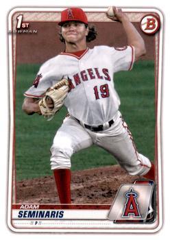 #BD-163 Adam Seminaris - Los Angeles Angels - 2020 Bowman Draft - Chrome Baseball