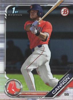 #BD-166 Cameron Cannon - Boston Red Sox - 2019 Bowman Draft Baseball