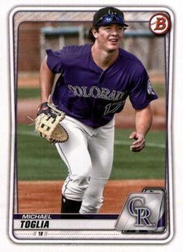 #BD-175 Michael Toglia - Colorado Rockies - 2020 Bowman Draft - Chrome Baseball