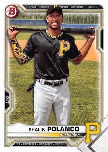 #BD-176 Shalin Polanco - Pittsburgh Pirates - 2021 Bowman Draft Baseball