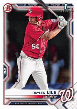 #BD-18 Daylen Lile - Washington Nationals - 2021 Bowman Draft Baseball