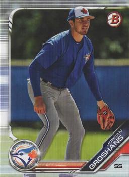 #BD-18 Jordan Groshans - Toronto Blue Jays - 2019 Bowman Draft Baseball