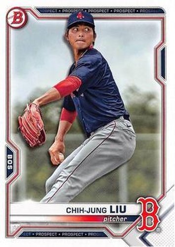 #BD-190 Chih-Jung Liu - Boston Red Sox - 2021 Bowman Draft Baseball