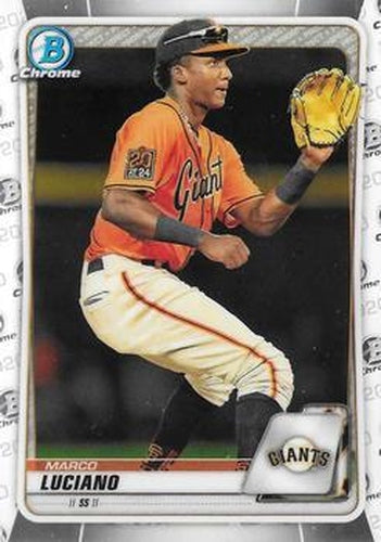 #BD-190 Marco Luciano - San Francisco Giants - 2020 Bowman Draft - Chrome Baseball