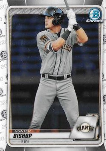 #BD-200 Hunter Bishop - San Francisco Giants - 2020 Bowman Draft - Chrome Baseball