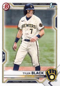 #BDC-200 - Tyler Black - Milwaukee Brewers - 2021 Bowman Draft - Chrome Baseball