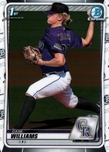 #BD-23 Case Williams - Colorado Rockies - 2020 Bowman Draft - Chrome Baseball