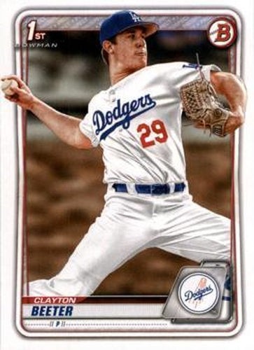 #BD-30 Clayton Beeter - Los Angeles Dodgers - 2020 Bowman Draft - Chrome Baseball