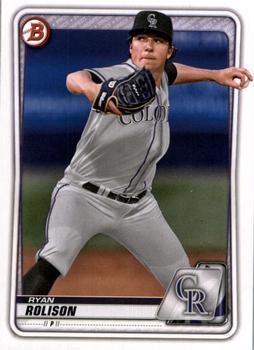 #BD-36 Ryan Rolison - Colorado Rockies - 2020 Bowman Draft - Chrome Baseball