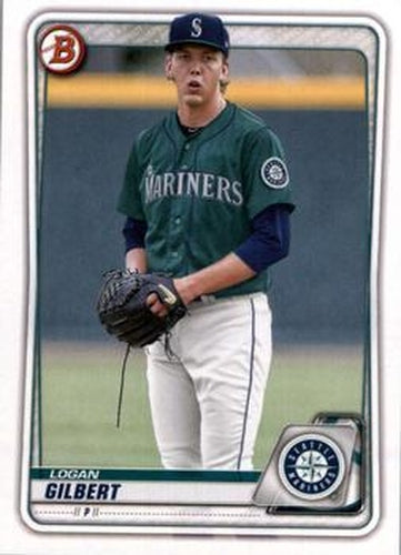 #BD-37 Logan Gilbert - Seattle Mariners - 2020 Bowman Draft - Chrome Baseball