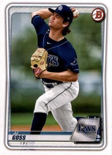 #BD-40 JJ Goss - Tampa Bay Rays - 2020 Bowman Draft - Chrome Baseball