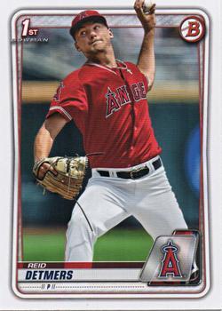 #BD-41 Reid Detmers - Los Angeles Angels - 2020 Bowman Draft Baseball