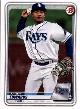#BD-44 Xavier Edwards - Tampa Bay Rays - 2020 Bowman Draft Baseball