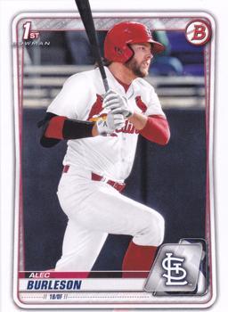 #BD-45 Alec Burleson - St. Louis Cardinals - 2020 Bowman Draft Baseball