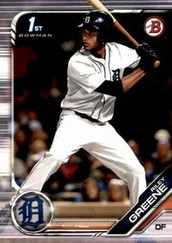 #BD-50 Riley Greene - Detroit Tigers - 2019 Bowman Draft Baseball