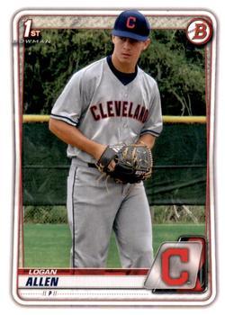 #BD-51 Logan Allen - Cleveland Indians - 2020 Bowman Draft Baseball