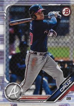 #BD-52 Derian Cruz - Atlanta Braves - 2019 Bowman Draft Baseball