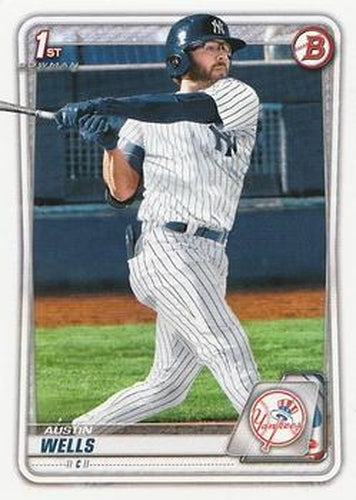 #BD-56 Austin Wells - New York Yankees - 2020 Bowman Draft Baseball