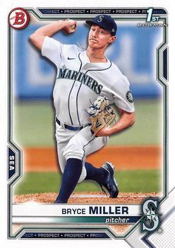 #BD-64 Bryce Miller - Seattle Mariners - 2021 Bowman Draft Baseball