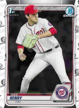 #BD-67 Cole Henry - Washington Nationals - 2020 Bowman Draft - Chrome Baseball