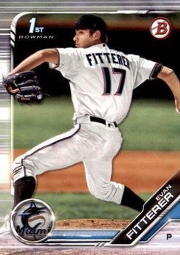 #BD-68 Evan Fitterer - Miami Marlins - 2019 Bowman Draft Baseball