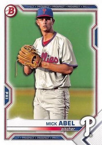 #BD-72 Mick Abel - Philadelphia Phillies - 2021 Bowman Draft Baseball