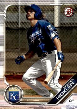 #BD-75 Brewer Hicklen - Kansas City Royals - 2019 Bowman Draft Baseball