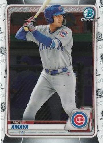 #BD-80 Miguel Amaya - Chicago Cubs - 2020 Bowman Draft - Chrome Baseball