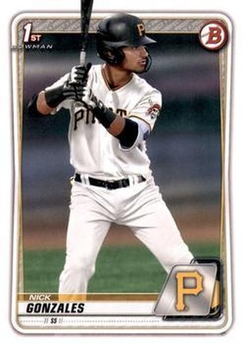 #BD-81 Nick Gonzales - Pittsburgh Pirates - 2020 Bowman Draft Baseball