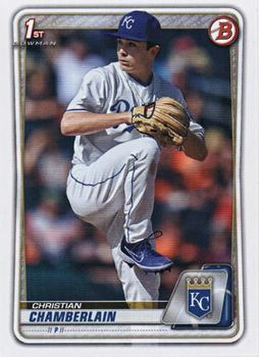 #BD-84 Christian Chamberlain - Kansas City Royals - 2020 Bowman Draft Baseball