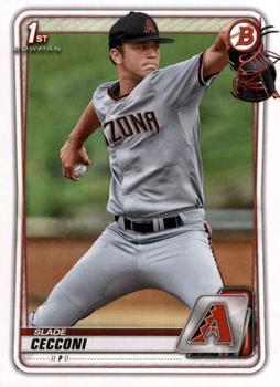 #BD-85 Slade Cecconi - Arizona Diamondbacks - 2020 Bowman Draft Baseball
