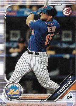 #BD-92 Tim Tebow - New York Mets - 2019 Bowman Draft Baseball