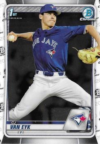 #BD-93 CJ Van Eyk - Toronto Blue Jays - 2020 Bowman Draft - Chrome Baseball