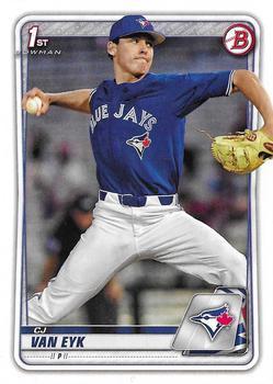 #BD-93 CJ Van Eyk - Toronto Blue Jays - 2020 Bowman Draft Baseball