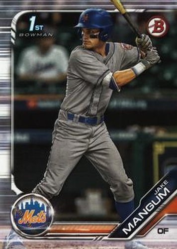 #BD-95 Jake Mangum - New York Mets - 2019 Bowman Draft Baseball