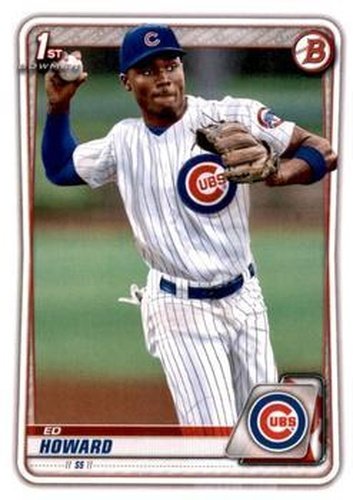 #BD-98 Ed Howard - Chicago Cubs - 2020 Bowman Draft Baseball