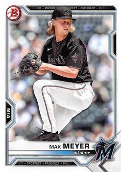 #BDC-99 - Max Meyer - Miami Marlins - 2021 Bowman Draft - Chrome Baseball