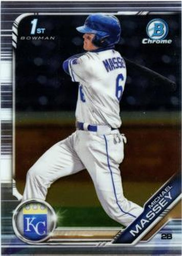 #BDC-111 Michael Massey - Kansas City Royals - 2019 Bowman Draft - Chrome Baseball