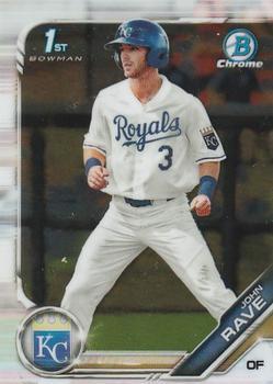 #BDC-144 John Rave - Kansas City Royals - 2019 Bowman Draft - Chrome Baseball