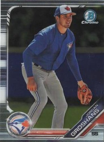 #BDC-18 Jordan Groshans - Toronto Blue Jays - 2019 Bowman Draft - Chrome Baseball
