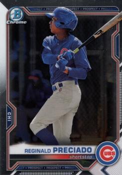 #BDC-199 - Reginald Preciado - Chicago Cubs - 2021 Bowman Draft - Chrome Baseball