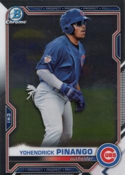 #BDC-25 - Yohendrick Pinango - Chicago Cubs - 2021 Bowman Draft - Chrome Baseball