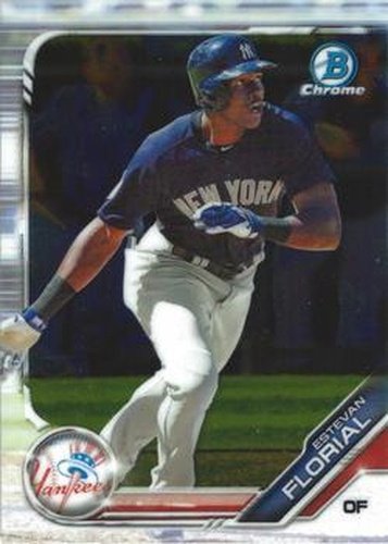 #BDC-30 Estevan Florial - New York Yankees - 2019 Bowman Draft - Chrome Baseball