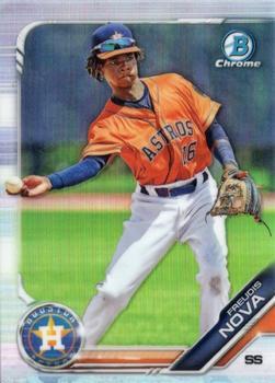 #BDC-45 Freudis Nova - Houston Astros - 2019 Bowman Draft - Chrome Baseball