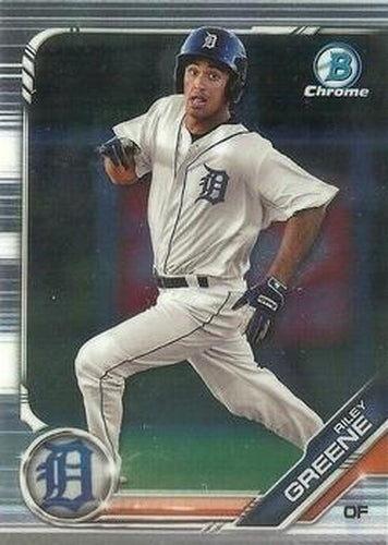 #BDC-50b Riley Greene - Detroit Tigers - 2019 Bowman Draft - Chrome Baseball