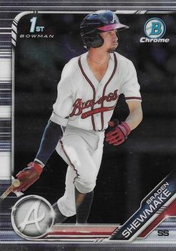 #BDC-59 Braden Shewmake - Atlanta Braves - 2019 Bowman Draft - Chrome Baseball