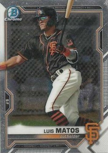 #BDC-5 - Luis Matos - San Francisco Giants - 2021 Bowman Draft - Chrome Baseball